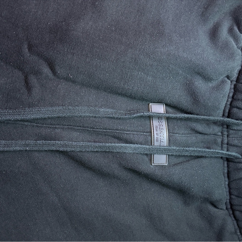 Essentials Charcoal Drawstring Shorts - image 2